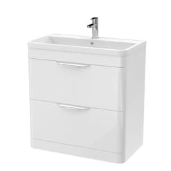 Parade Floor Standing Vanity Unit With Ceramic Basin
