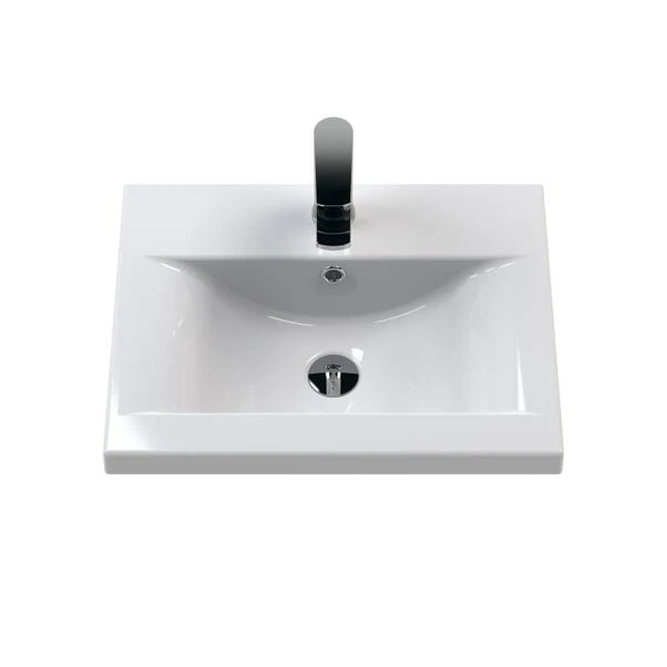 Deco Wall Mounted 2 Drawer Vanity Unit With Basin - Image 11