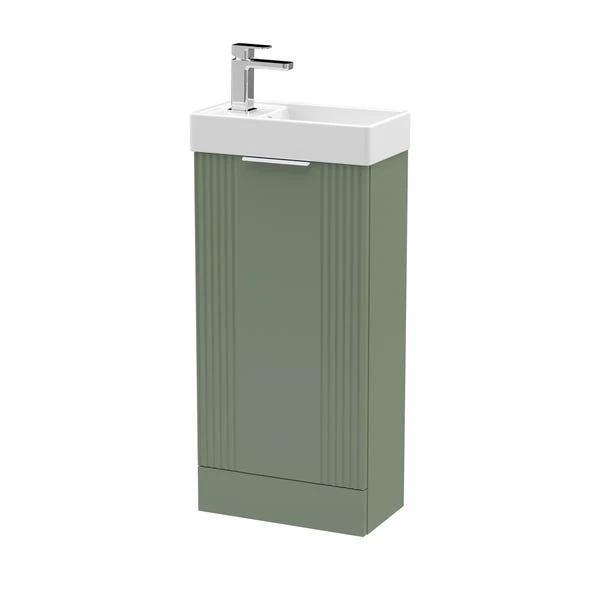 Deco Compact Floor Standing Vanity Unit With Basin