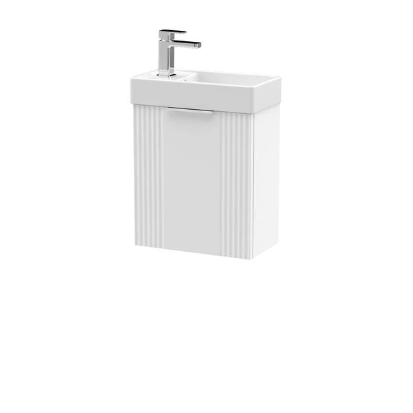 Deco Compact Wall Mounted Vanity Unit With Basin - Image 9