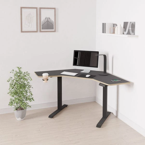 Gino Corner Height Adjustable Desk - Image 12