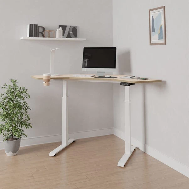 Gino Corner Height Adjustable Desk - Image 2