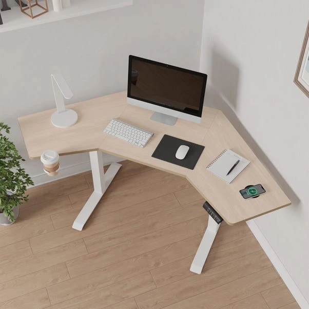 Gino Corner Height Adjustable Desk - Image 3