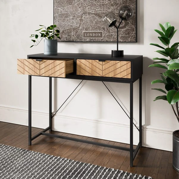Nixon 2 Drawer Console Table - Image 2