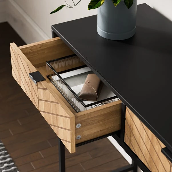 Nixon 2 Drawer Console Table - Image 3