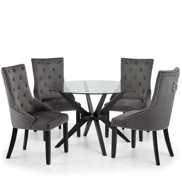 Veneto Set Of 2 Knockerback Dining Chairs - Image 6