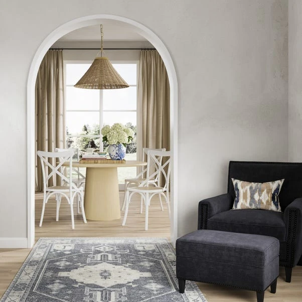 Theodore 4 Seater Blonde Dining Table - Image 4