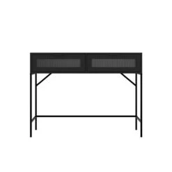 Lincoln Console Table, Matte Black