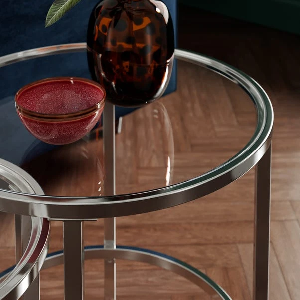 Sofia Glass Nest Of Tables - Image 15