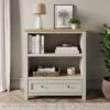 Olney Low Bookcase, Stone