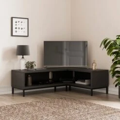 Fulton Open Corner TV Unit For TVs Up To 60"