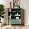 Remi Scalloped Low Bookcase
