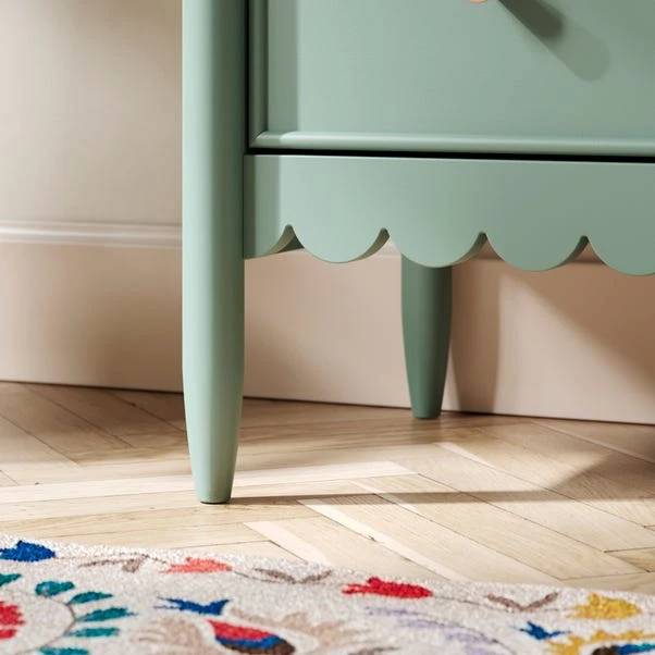 Remi Scalloped Low Bookcase - Image 5