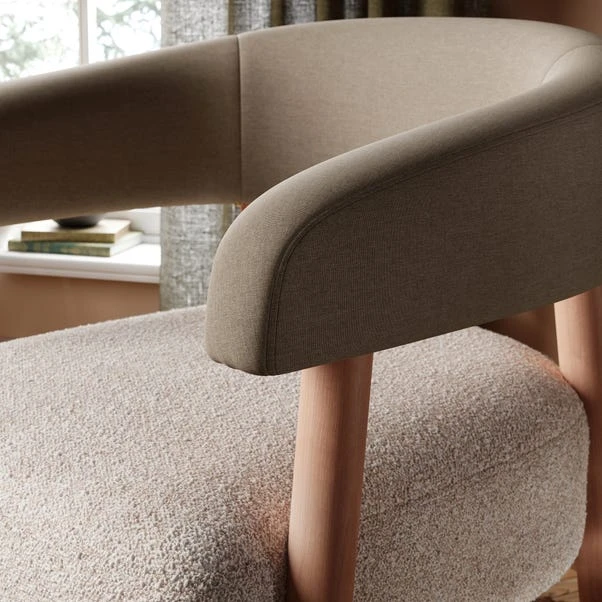 Cleo Chunky Boucle Accent Chair - Image 11