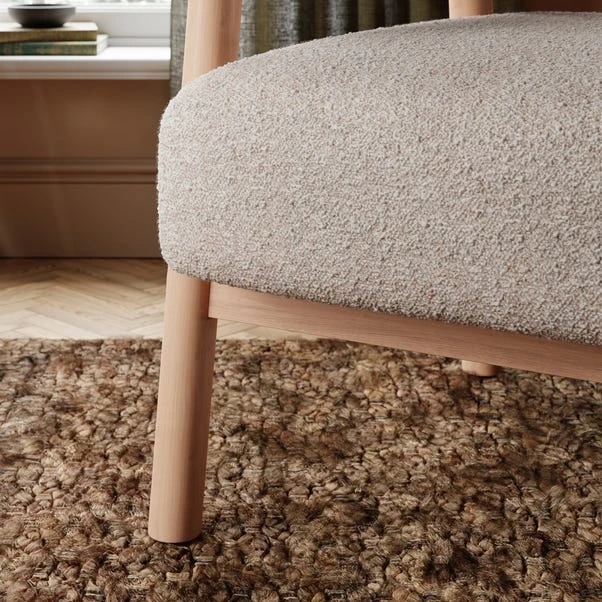 Cleo Chunky Boucle Accent Chair - Image 12