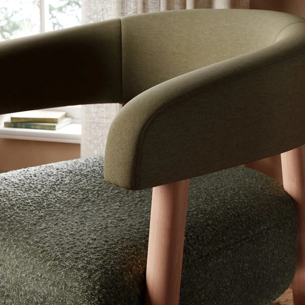Cleo Chunky Boucle Accent Chair - Image 3