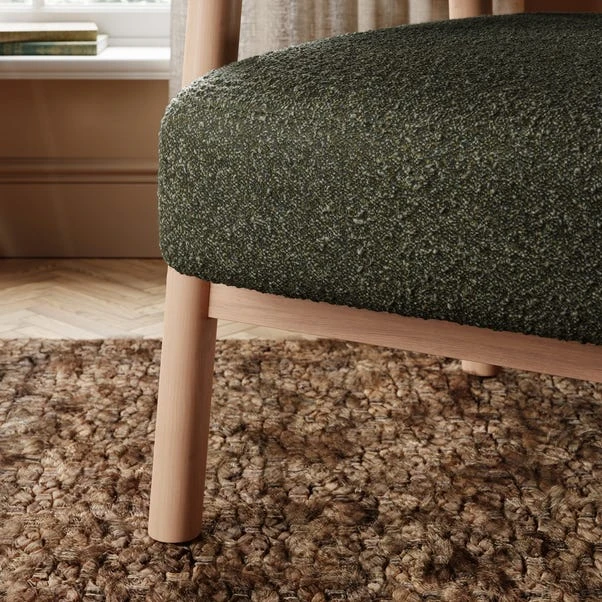 Cleo Chunky Boucle Accent Chair - Image 4