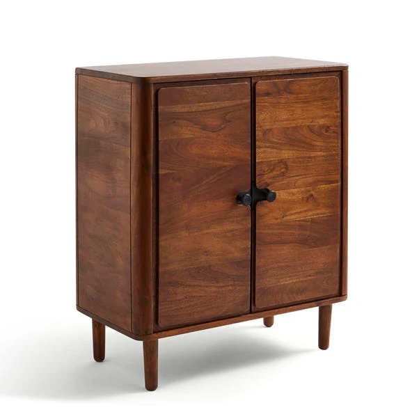 Alani 2 Door Bathroom Cabinet, Acacia Wood - Image 4