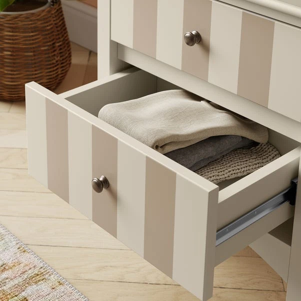 Beatrice Wide 2 Drawer Bedside Table - Image 10