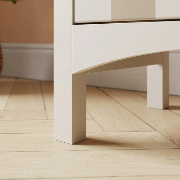 Beatrice Wide 2 Drawer Bedside Table - Image 12