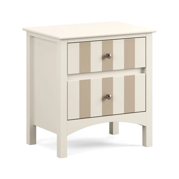 Beatrice Wide 2 Drawer Bedside Table - Image 13