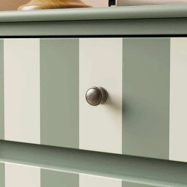 Beatrice Wide 2 Drawer Bedside Table - Image 4