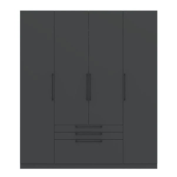 Harmony Foster 4 Door 3 Drawer Wardrobe - Image 9