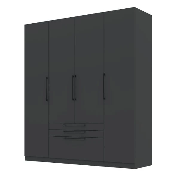 Harmony Foster 4 Door 3 Drawer Wardrobe - Image 13