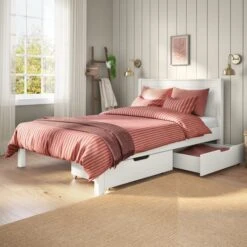 Stompa Classic Low End Bed With 2 Underbed Drawers