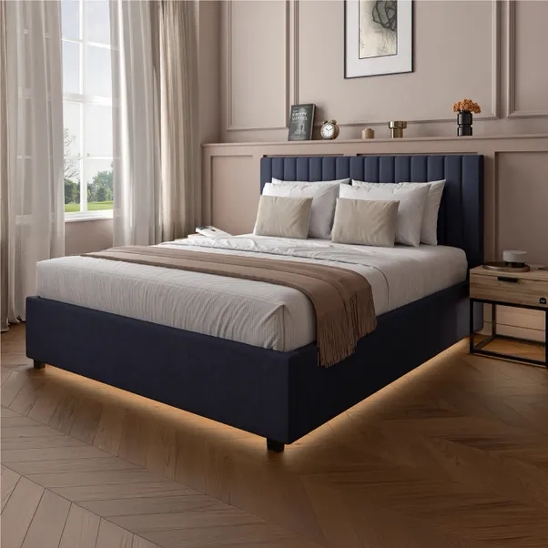 XR Living Maisie LED Ottoman Bed Frame