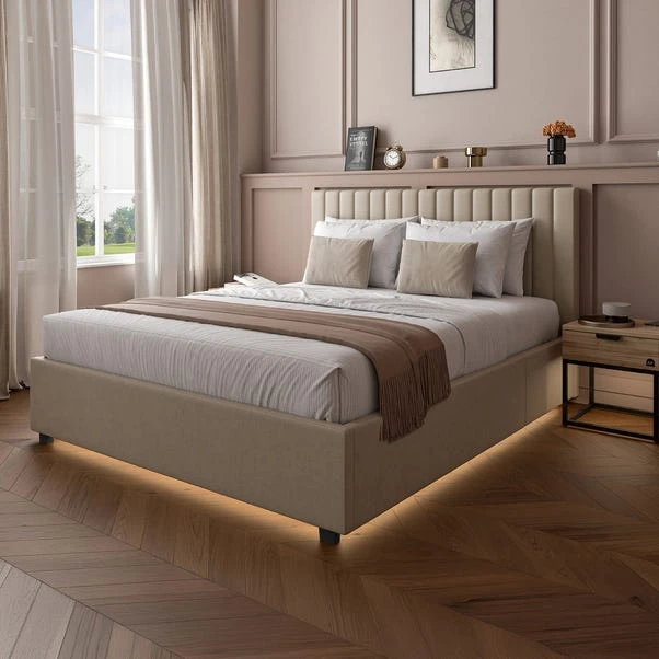 XR Living Maisie LED Ottoman Bed Frame - Image 9