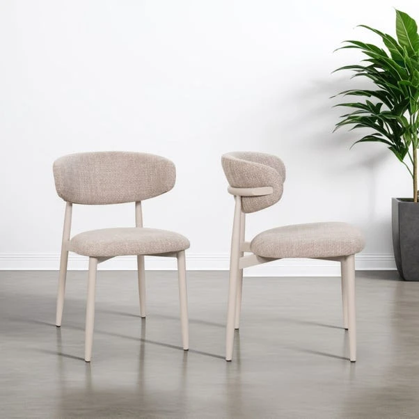 Indus Valley Set Of 2 Cleo Dining Chairs - Image 8