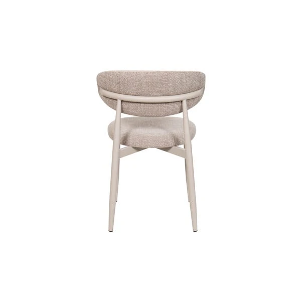 Indus Valley Cleo Round 4 Seater Dining Table With 4 Cleo Dining Chairs - Image 9