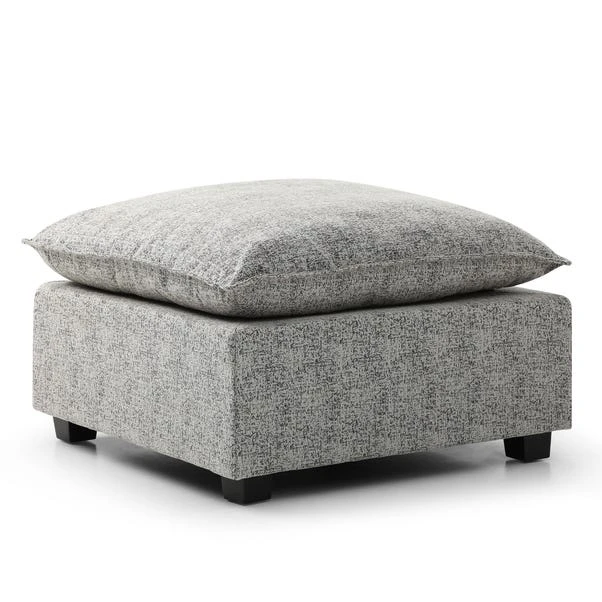 Moda 3 Seater Modular Sofa With Chaise, Light Grey Boucle - Image 5