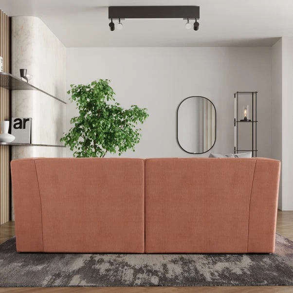 Modular Squish Clay Tonal Chenille 2 Seater Sofa - Image 2