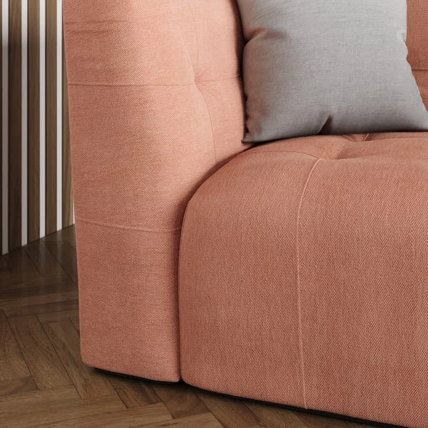 Modular Squish Clay Tonal Chenille 2 Seater Sofa - Image 4